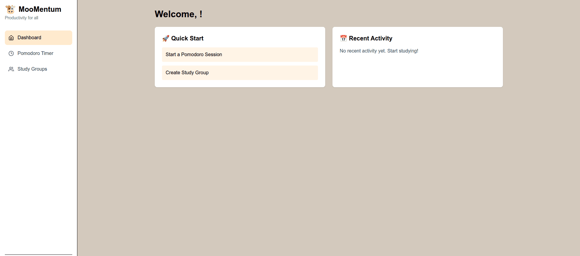 MooMentum App Screenshot